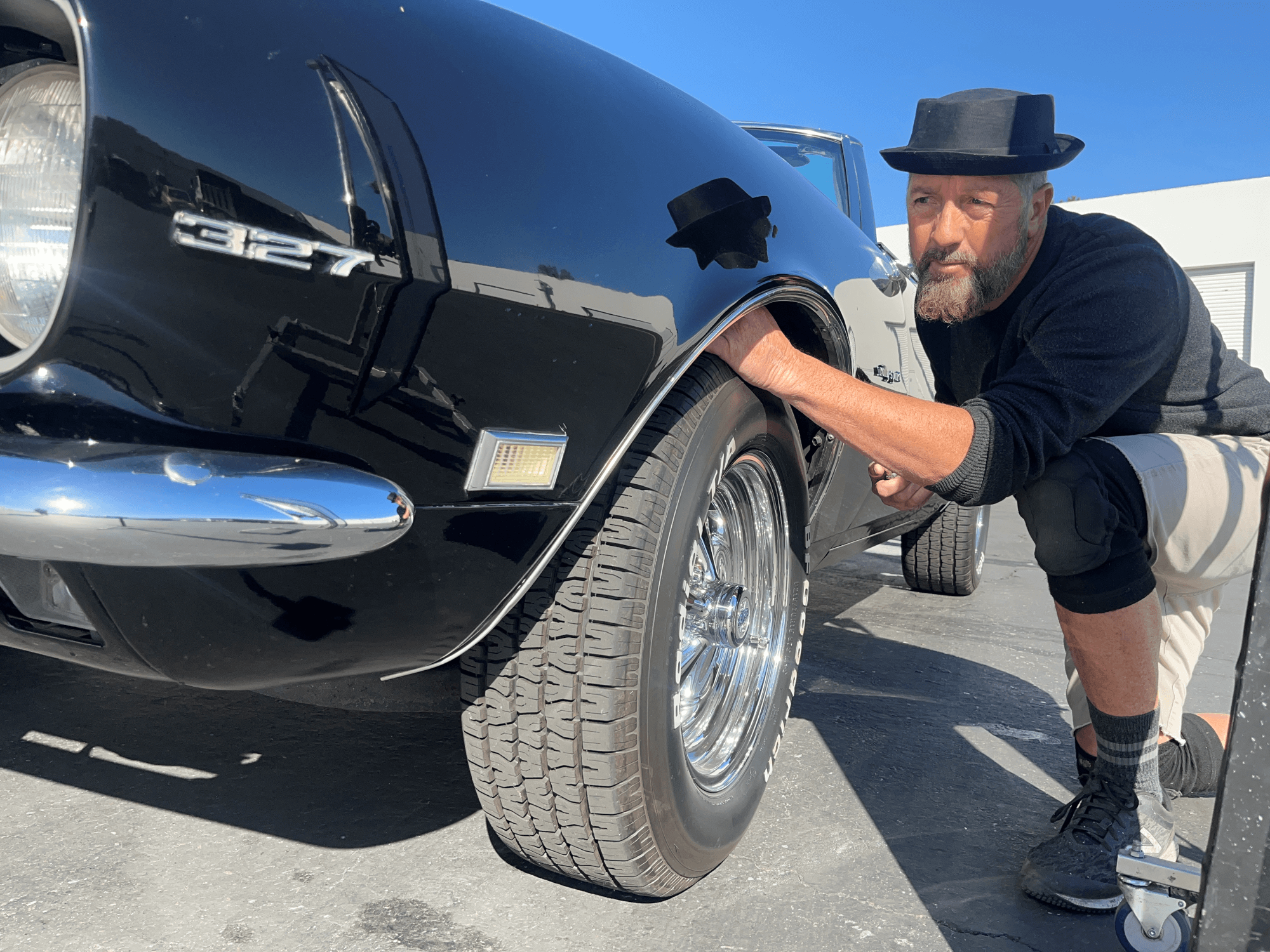 Before and after PDR repair