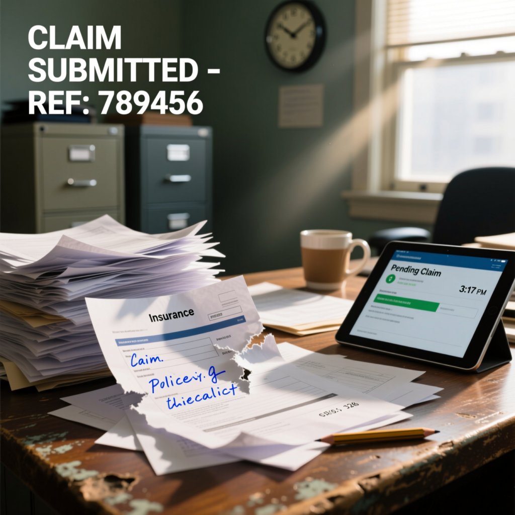 Insurance paperwork claims